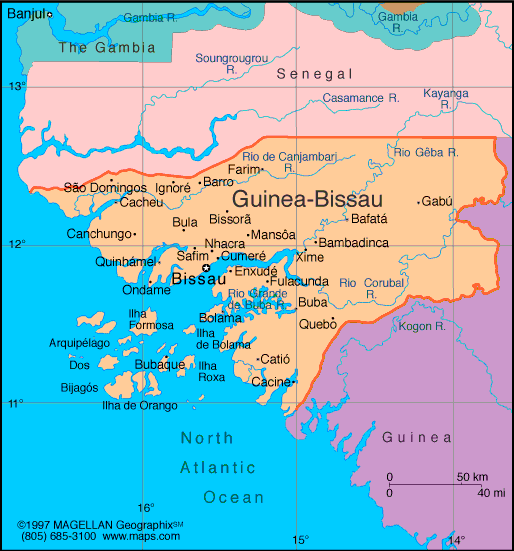 guinee bissau carte